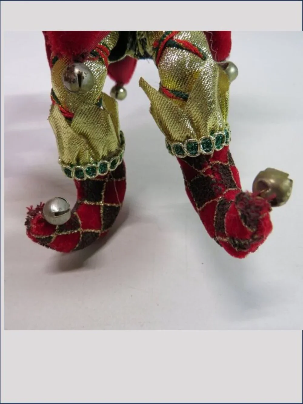 Unbranded Mark Roberts Style Christmas Santa Elf Fairy Shelf Sitter Jingle Bells